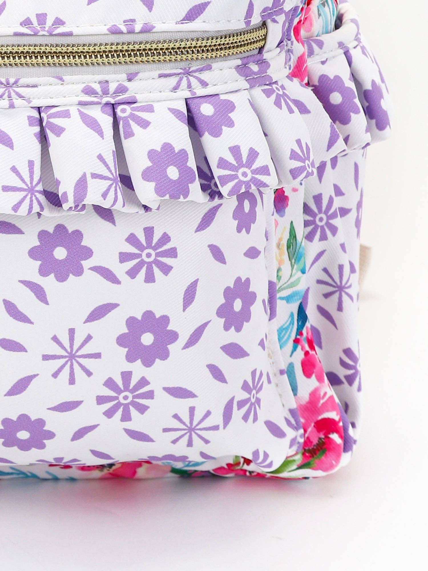 sassy kids palace – wholesale Ryggsäck - Barn – Hot Pink Flower Girls Ruffle Ryggsäck1