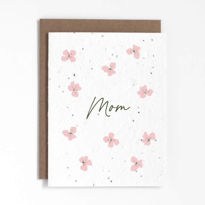 Carte de vœux à planter - Floral Mom pour la vente par The Good Card