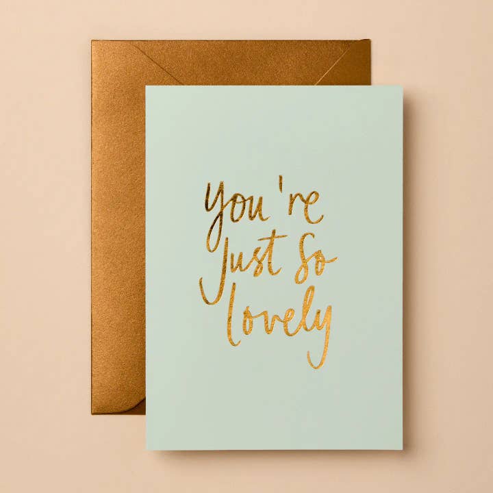 Friendship Card | Luxury Foil Greeting Card for wholesale by Gabrielle & Celine Greeting Cards USA