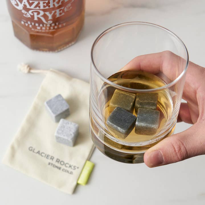 TRUE - Wholesale Drink Chilling Cubes - Glacier Rocks Soapstone Whiskey Chilling Cubes Set of 62