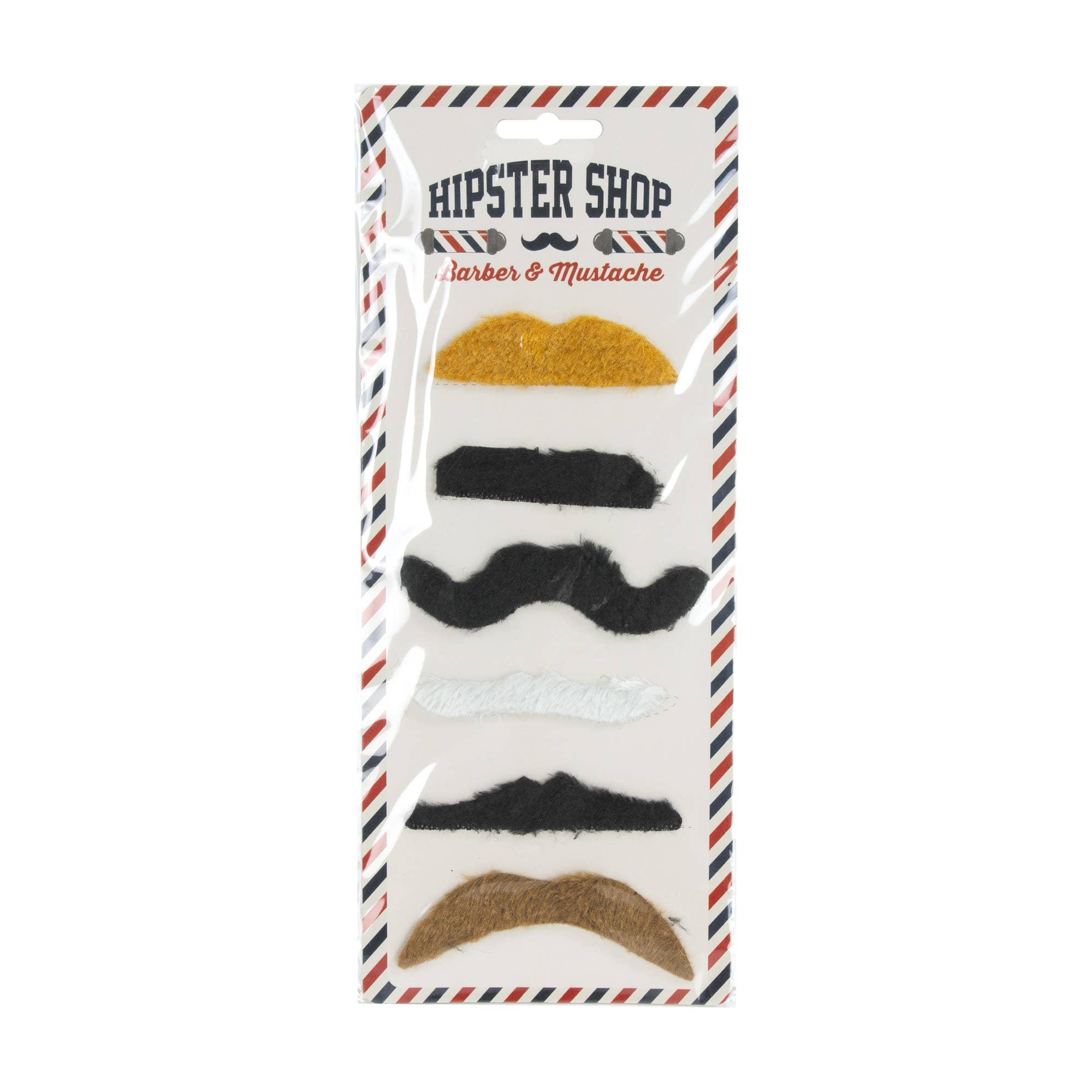 Party Pro - Venta al por mayor Disfraz - Unisex - MOUSTACHE PARTY (SET DE 6 BIGOTES SURTIDOS)1