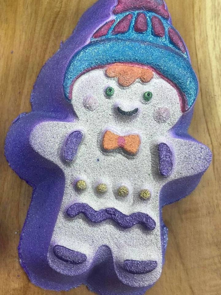 Snowman Bath Bomb Mould for wholesale by BBHP Moulds