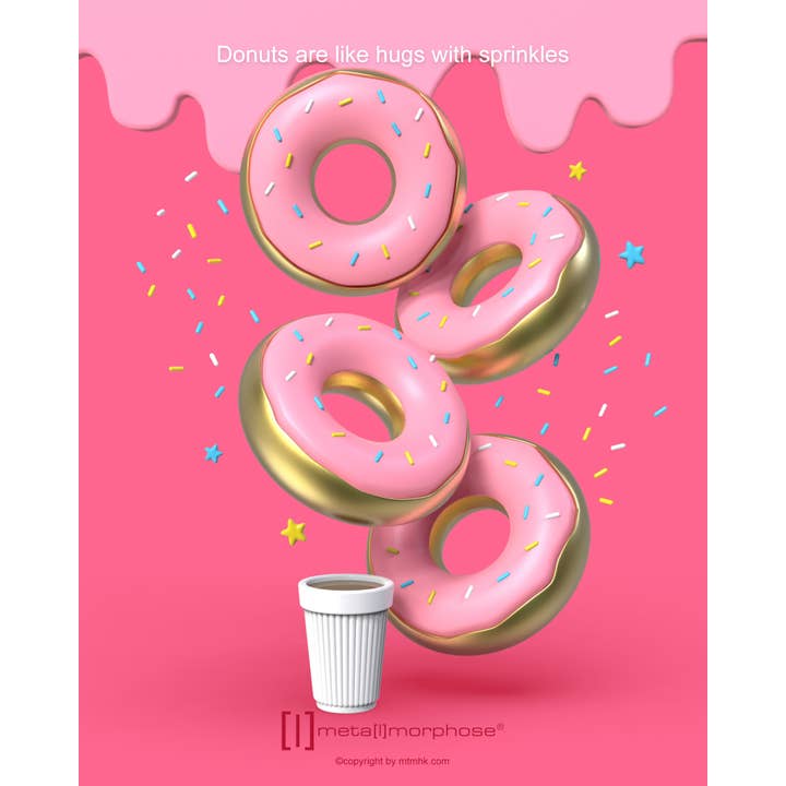 Anew International Corp. - Wholesale Keychain - Unisex - DONUT & COFFEE KEYRING