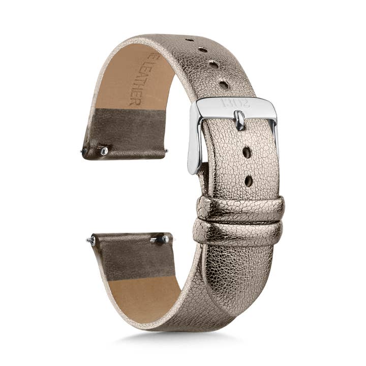 Champagne Shimmer kvinders Watch rem, størrelser 14mm, 18mm, 20m for engroshandel hos 1302 Watch Co.