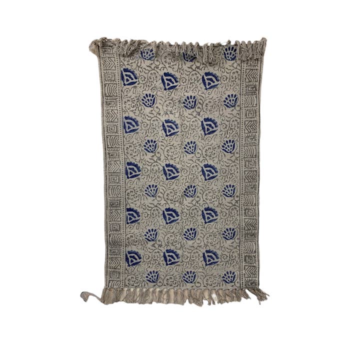 Cotton Canvas Throw Rug-Bath Mat (2' x 3' & 3' x 5') for wholesale by Asia West