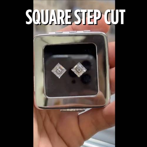 Square Step Cut Diamond for wholesale by Nova Jewels LA