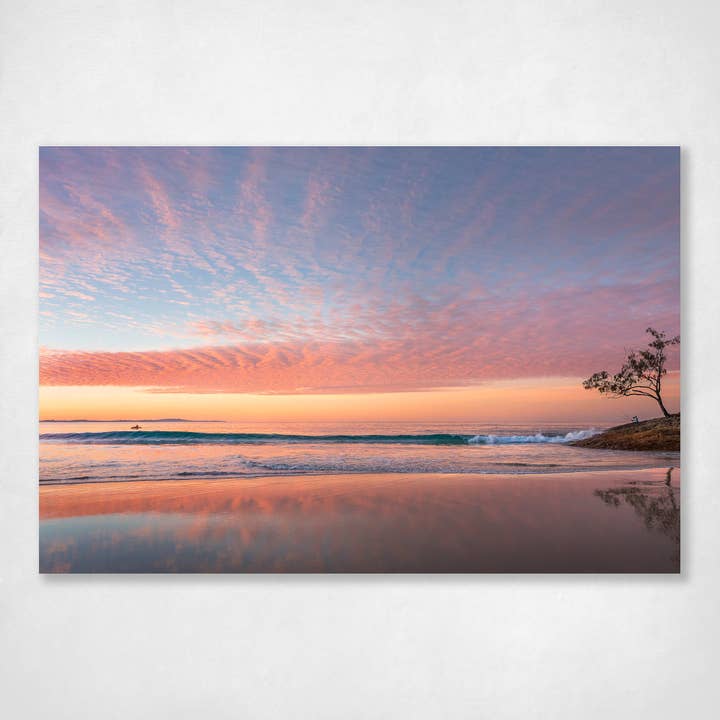 Straddie Sunset Ocean Wandbild Adder Rock, Drift Away für den Großhandel von Ocean's Echo