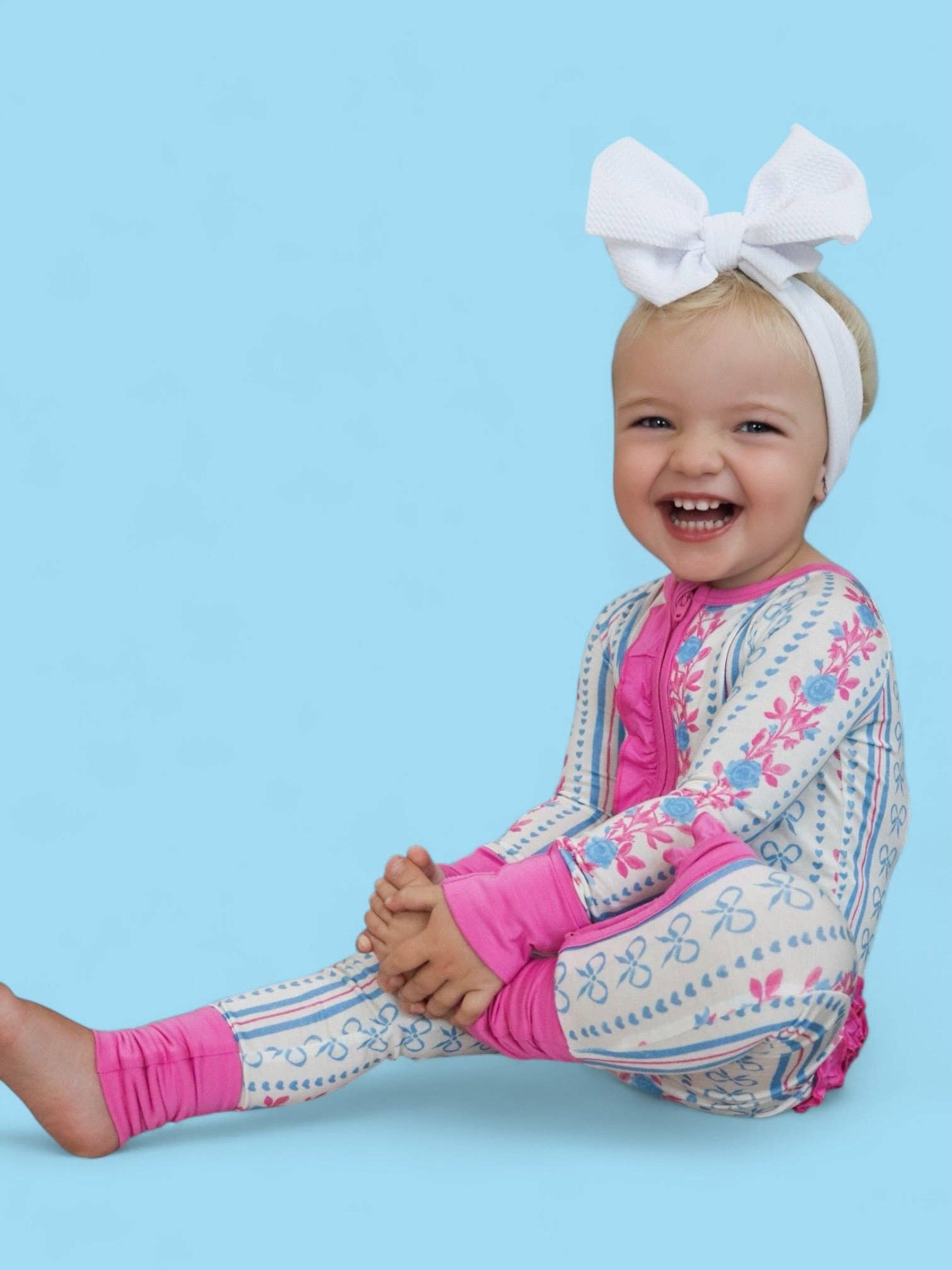 Dream Big Little Co. - Wholesale Jumpsuit - Baby - PETITE POSIE DREAM RUFFLE ROMPER3