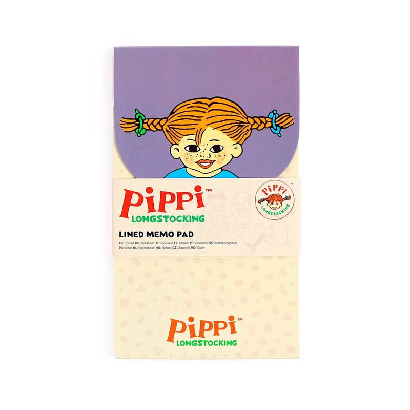 Puckator EU - Wholesale Notebook - Pippi Longstocking Flip Open Shaped Memo Pad