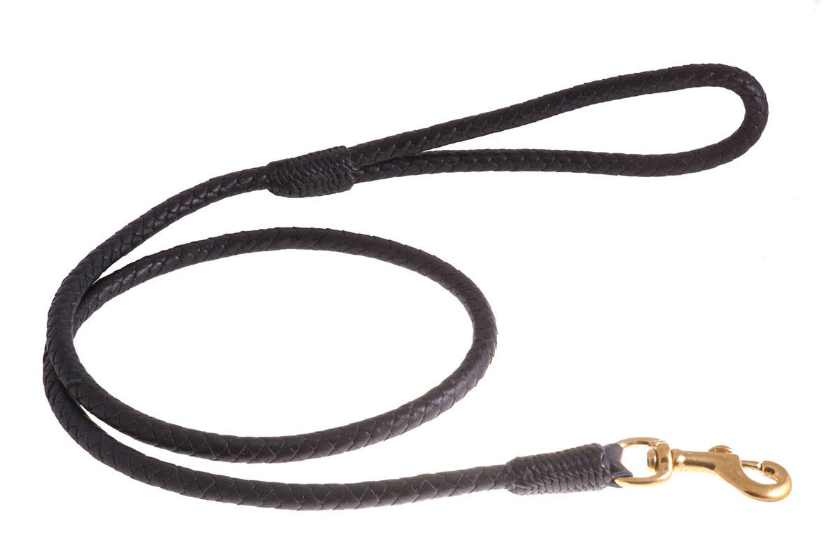 Alvalley - Wholesale Pet Leash - Dog - Braided Leather Snap Leads7