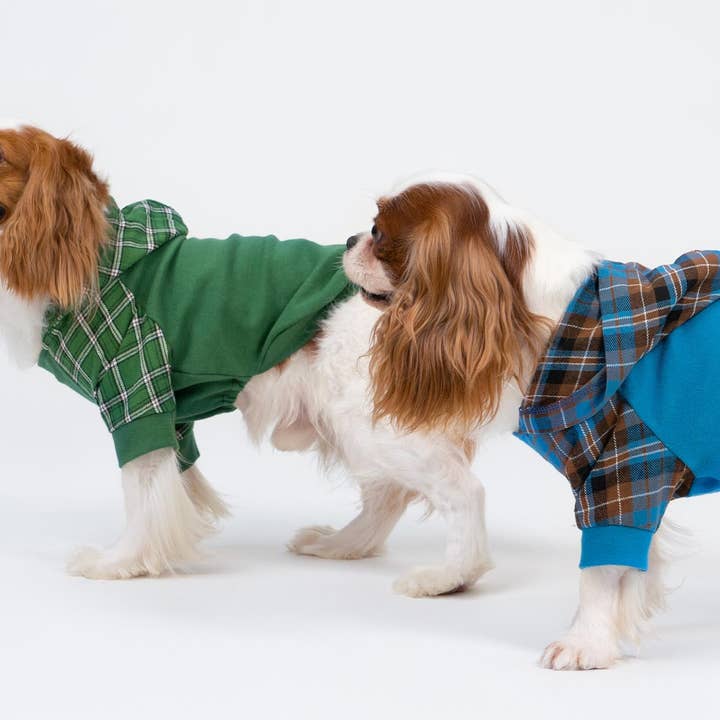 Fitwarm - Wholesale Pet Hoodie - Dog - Tartan Plaid Hoodie9