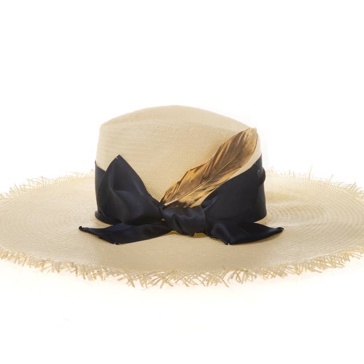 Chapéu Madame branco por atacado de ELY.B HATS