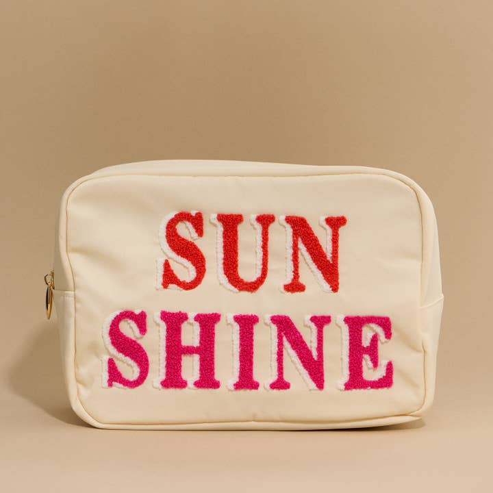 Frem – Engroshandel Posetaske - Dame – Nylon strandtaske med stofbogstaver4