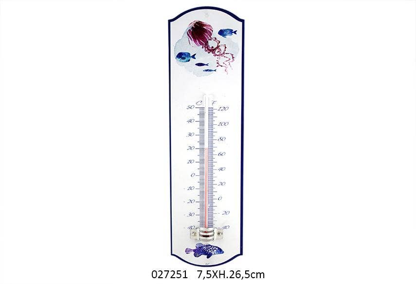 Faye - Wholesale Thermometer - Thermometer 'Wavy' 7.5 X 26.5 cm0
