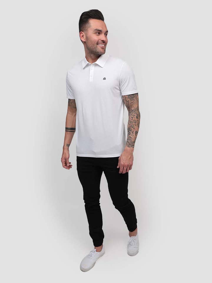 INTO THE AM - Wholesale Polo - Men's - Men's Short Sleeve Polo Shirt (Branded)38