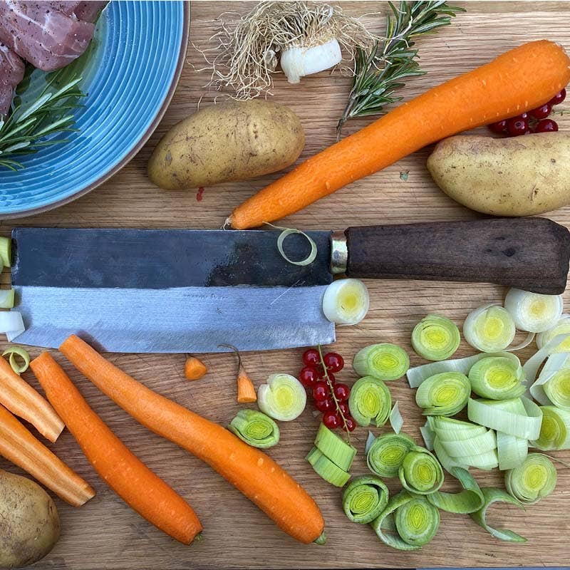 AUTHENTIC BLADES - Wholesale Kitchen/Utility Knife - AUTHENTIC BLADES TAO NHA, Asian kitchen knife, blade length 18cm, carbon steel blade3