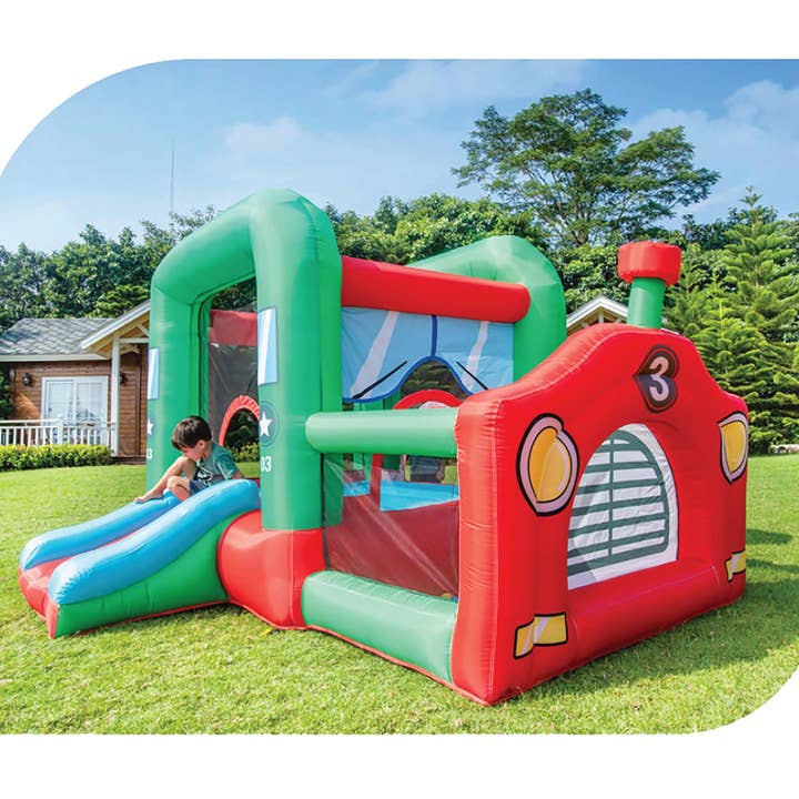 Salus Brands - Wholesale Inflatables - CocoNut Castles Big Rig Truck Bouncy Castle