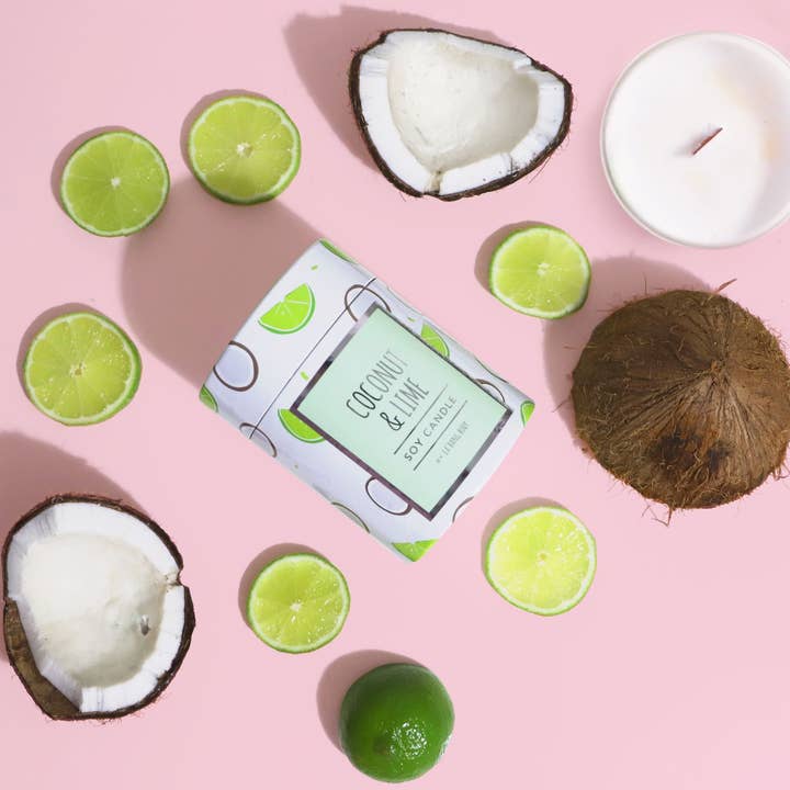 La'Bang Body - Wholesale Jar/filled candle - Wooden wick Candle - Coconut & Lime2