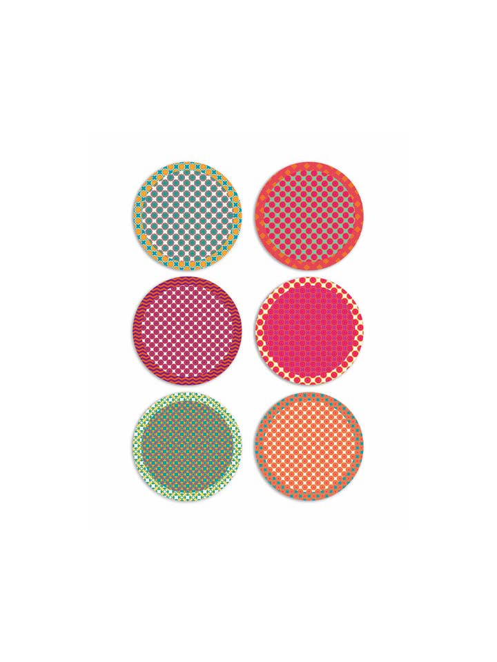 Happy Days Coasters - Set of 6 Pieces for wholesale by Emily Evans