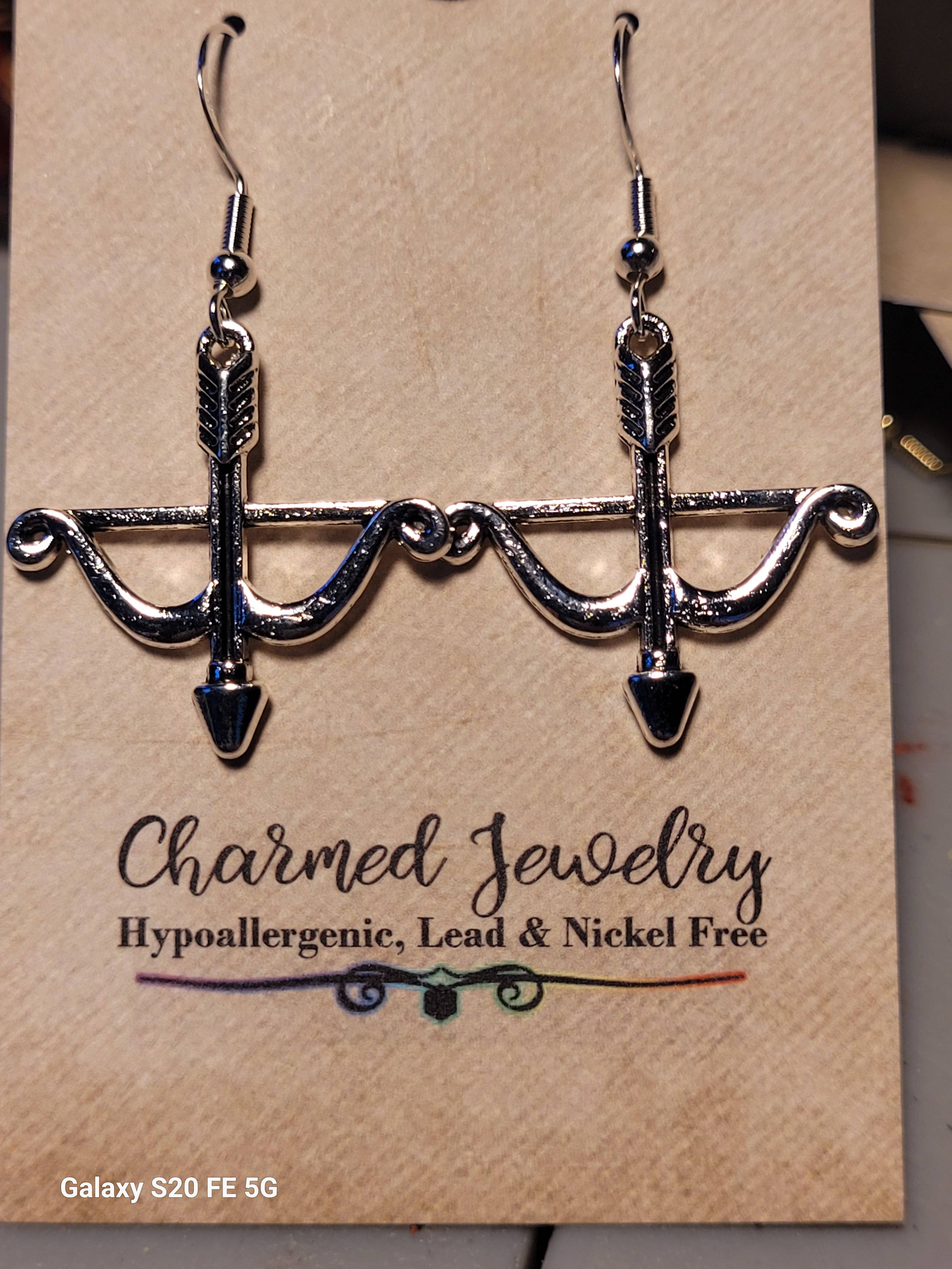 Con-Quest Crafts - Vente Boucles d'oreilles pendantes - Boucles d’oreilles et colliers à thème fantasy, gothique, RPG et gaming9