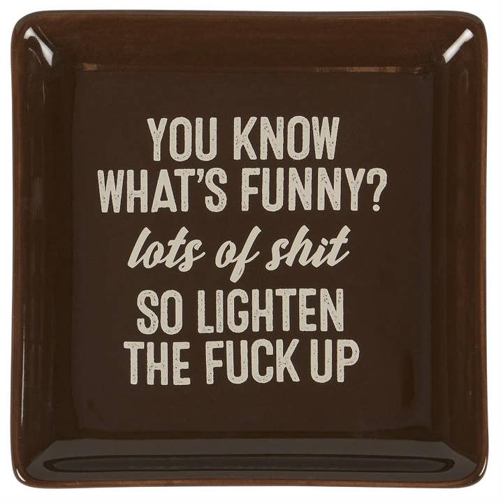 Questionables - Wholesale Decorative Box - What's Funny Vanity Tray