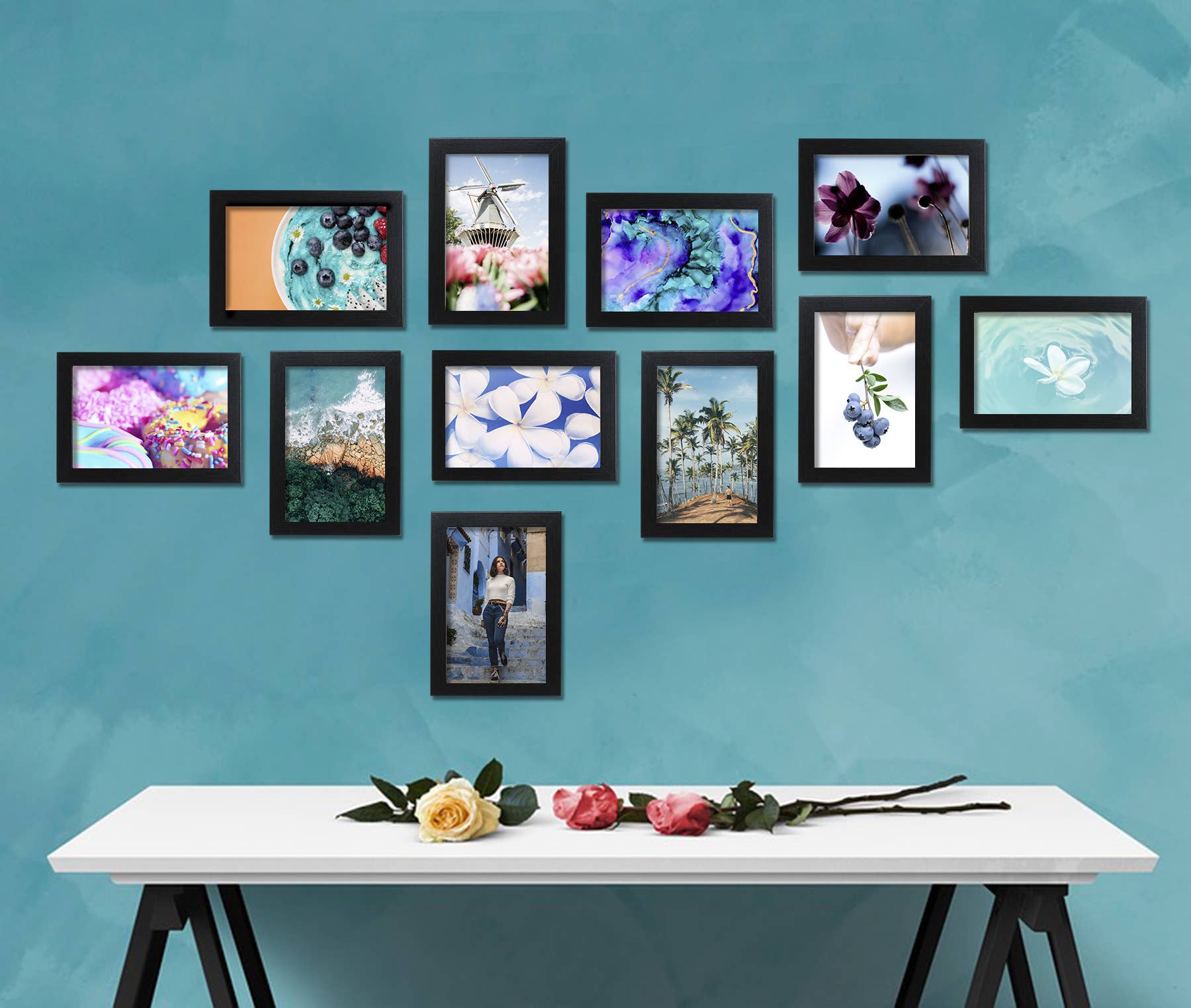 Close Up GmbH - Wholesale Picture Frame - Photo frame set 13 x 18 cm black, 12 pieces2