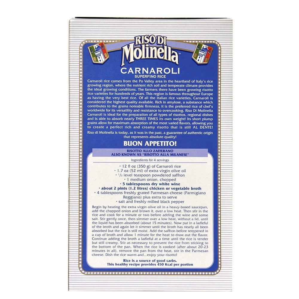 Fine Italian Food - Wholesale Rice - Riso di Molinella Carnaroli Rice, 2.2 lb.3