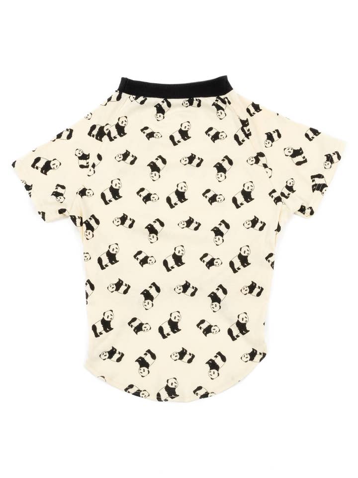 Big Dog Cotton Panda Pajamas for Christmas for wholesale by Leveret Pajamas