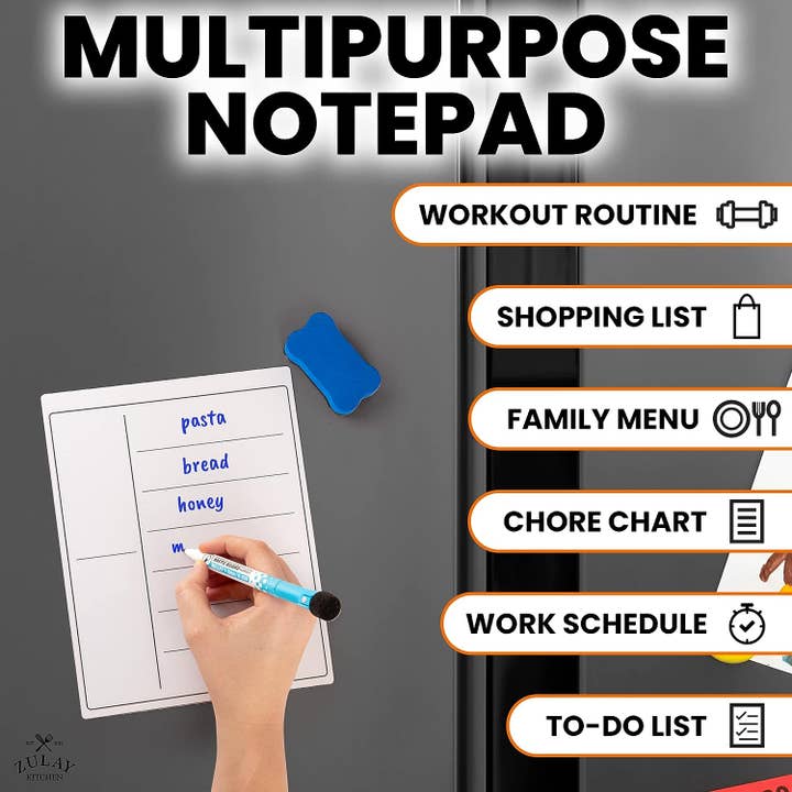 Zulay Kitchen – wholesale Whiteboard/dry-erase board – Magnetic Dry Erase Calendar Whiteboard Kit8