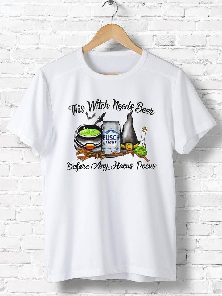 Busch Light Cette sorcière a besoin de bière avant tout Hocus Pocus pour la vente par iBuyCanvas