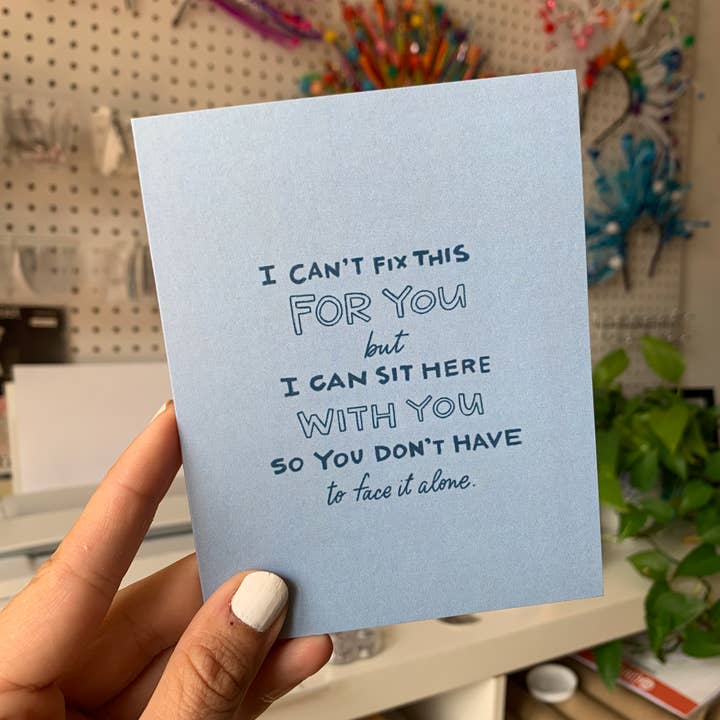 Je ne peux pas réparer cette carte pour la vente par Good Letters Design