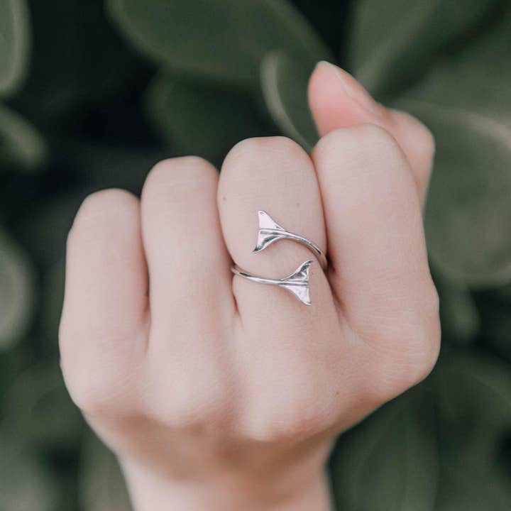 Koholako - Wholesale Band/Stacked Ring - Whale Tail Ring1