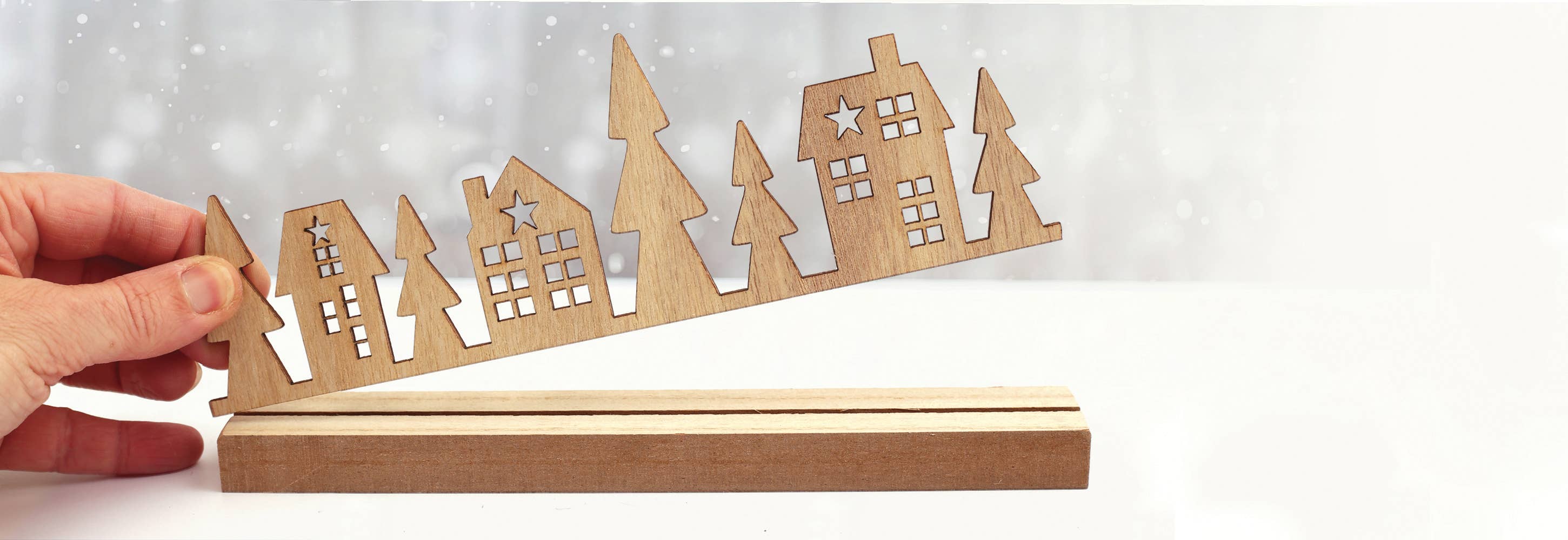 Graine Créative - Wholesale Christmas Decoration - CHRISTMAS CENTERPIECE 22cmX8.5cm3