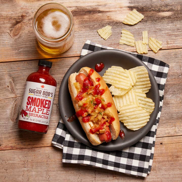 Sugar Bob's Finest Kind - Wholesale Hot Sauce - Smoked Maple Sriracha NET WT 9.6oz3