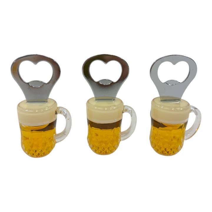 ONE COLOR Beer Miniature Bottle Opener BO720-1 (12PC) for wholesale on Faire7