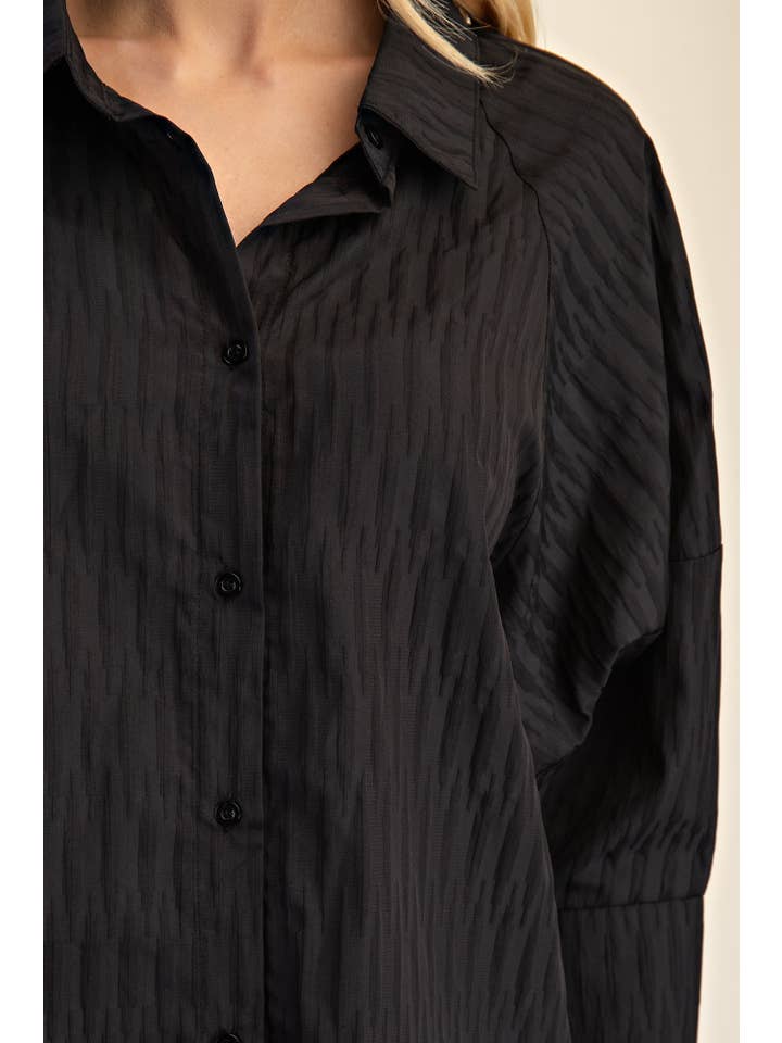 Glam - Wholesale Button Down Shirt - Women's - Collar Neck Button Down Shirt17