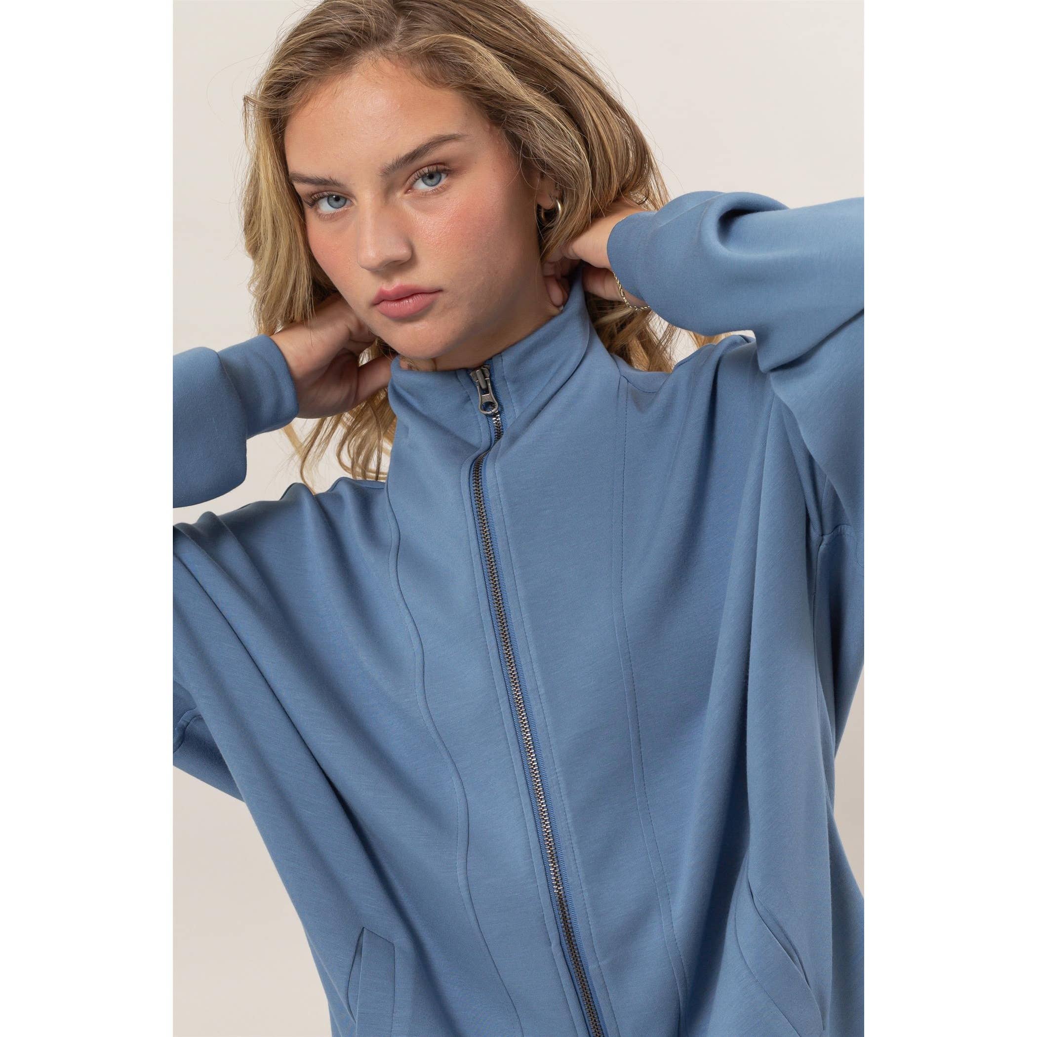 Double Zero - Wholesale Jacket - Women's - High Neck Zip-Up Jacket24