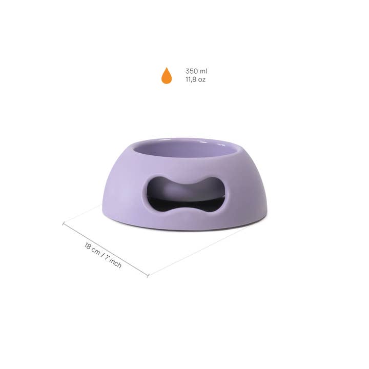United Pets - Wholesale Pet Bowl - Cat/Dog - Indestructible eco-friendly bowl for dogs and cats - S1