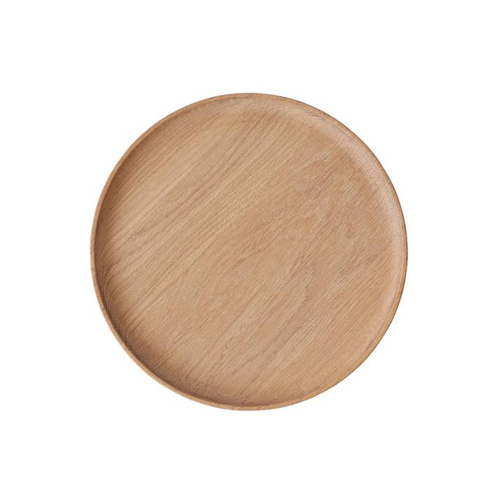 OYOY LIVING DESIGN - Wholesale Decorative Tray - Inka Wood Tray Round - Large - Nature