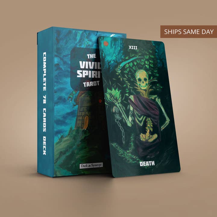 Darksynevyr - Wholesale Tarot Cards - USA SELLER | Vivid Spirit Tarot 78+2 Extra Cards Deck