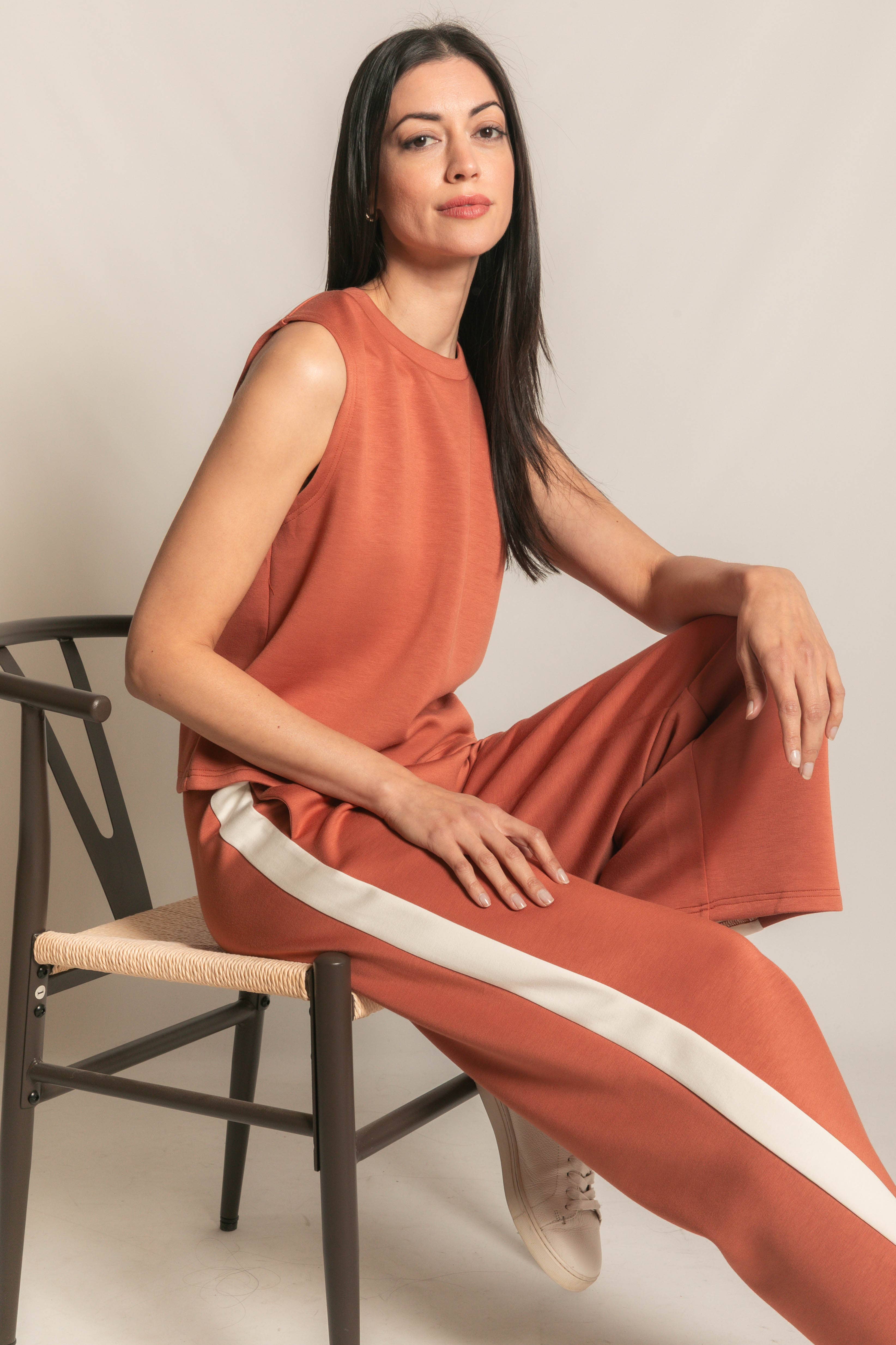 P. CILL – wholesale Byxor - Dam – P. CILL Butter Modal Sidorandiga Byxor med breda ben42