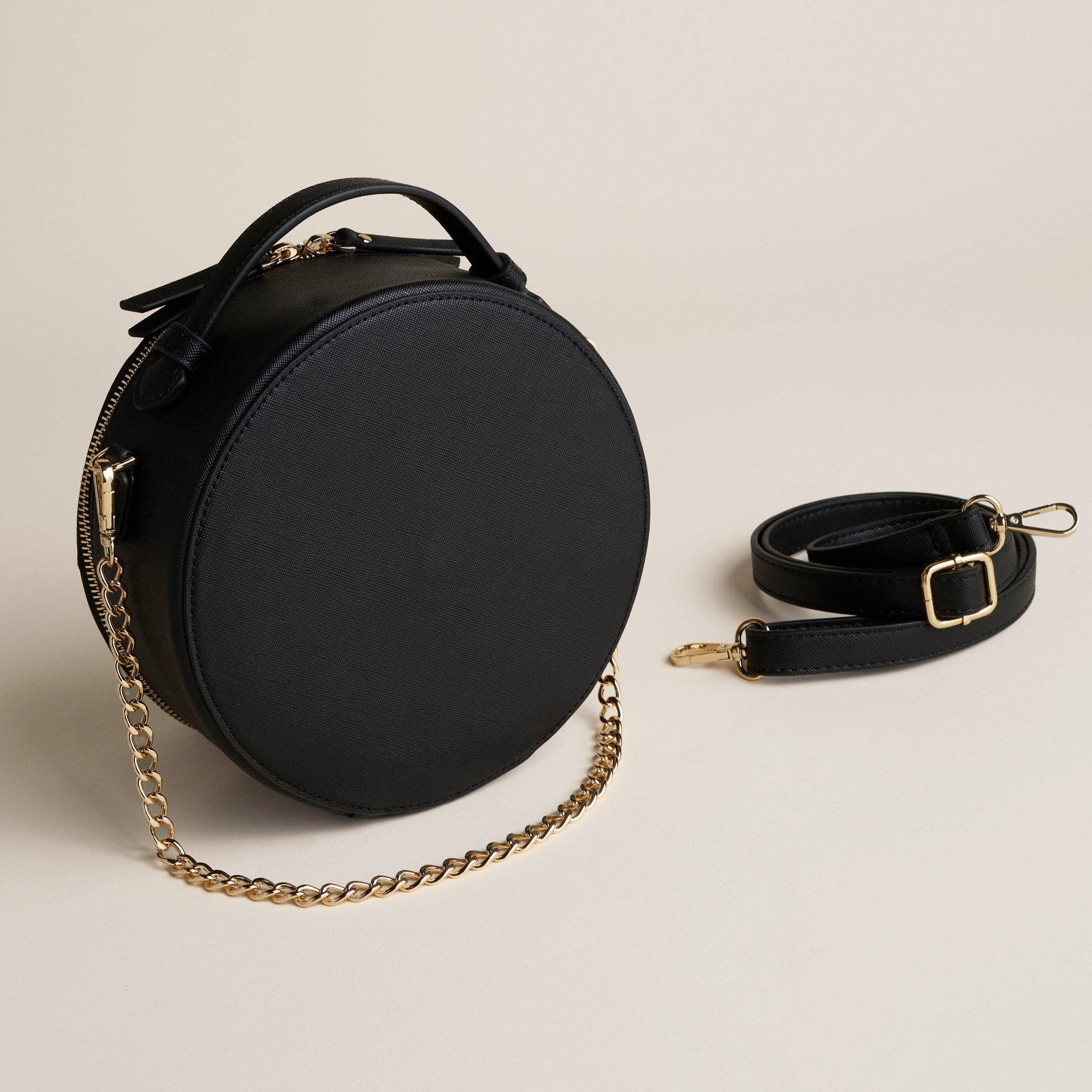 Hudson + Bleecker - Vente Sac à main avec poignée sur le dessus – femme - Étui de voyage rond Nomad - Bleu lagon2