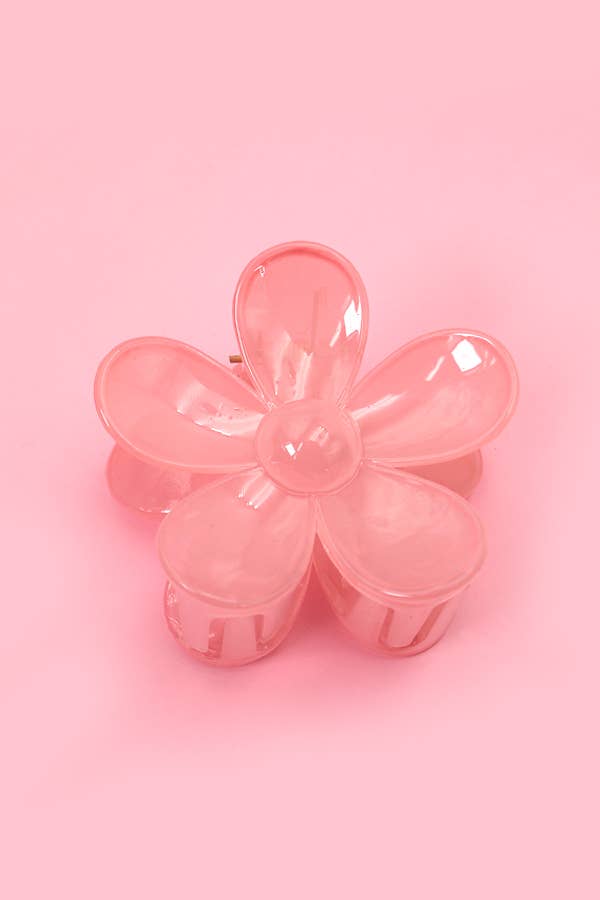 JOSSLYN by wall to wall - Wholesale Hair Clip - Women's - OVERSIZE MATTE FLOWER HAIR CLAW CLIPS | 40H45919