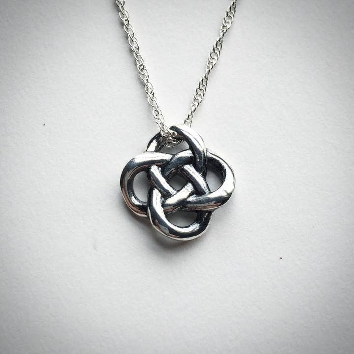 Love Knot Necklace for Wife, Necklace, Sterling Silver for wholesale by Andrew Gordon Jewelry