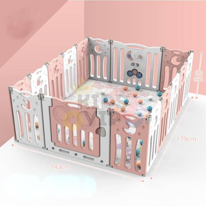 KIDS VIP – wholesale Classic toy – Kids – Indoor/Outdoor Foldable Playpen ? 20-Panel Safety Play Yard19