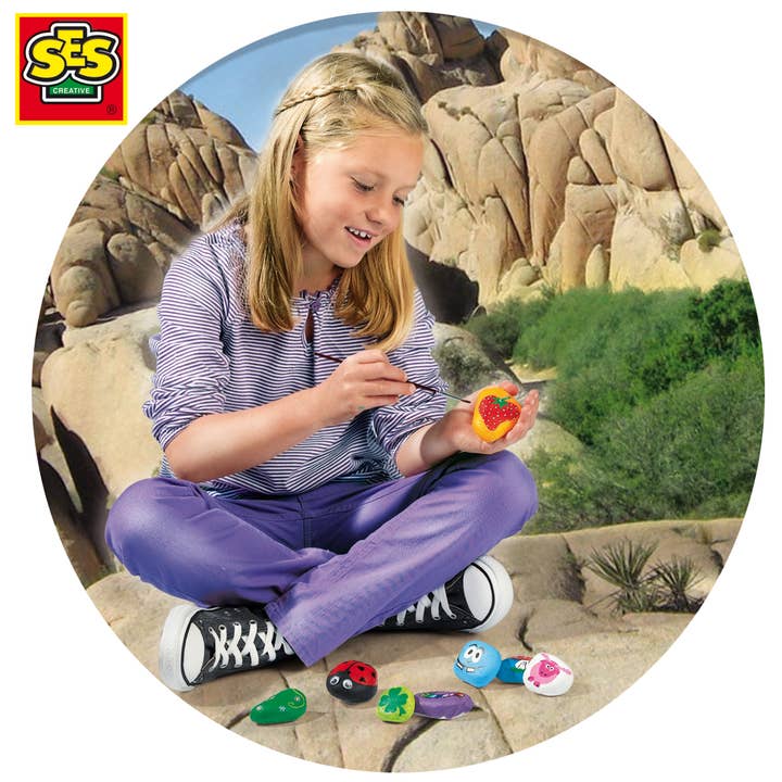 Robbie Toys Ltd – wholesale Art set – Child & baby – Painting Stones1