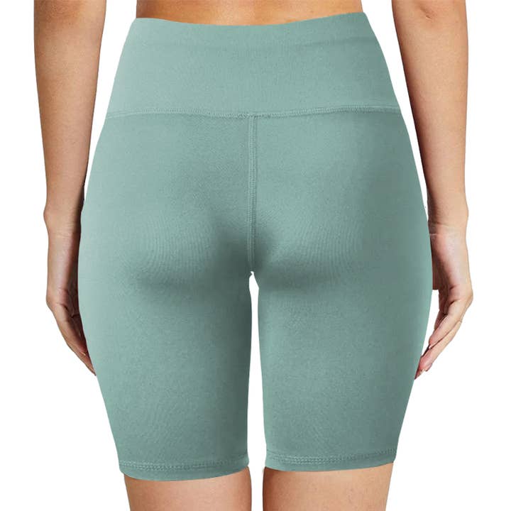 The American Gift Company (TAGCO) - Wholesale Athletic shorts – Women's - Women's High Waist Breathable Training Yoga Shorts17