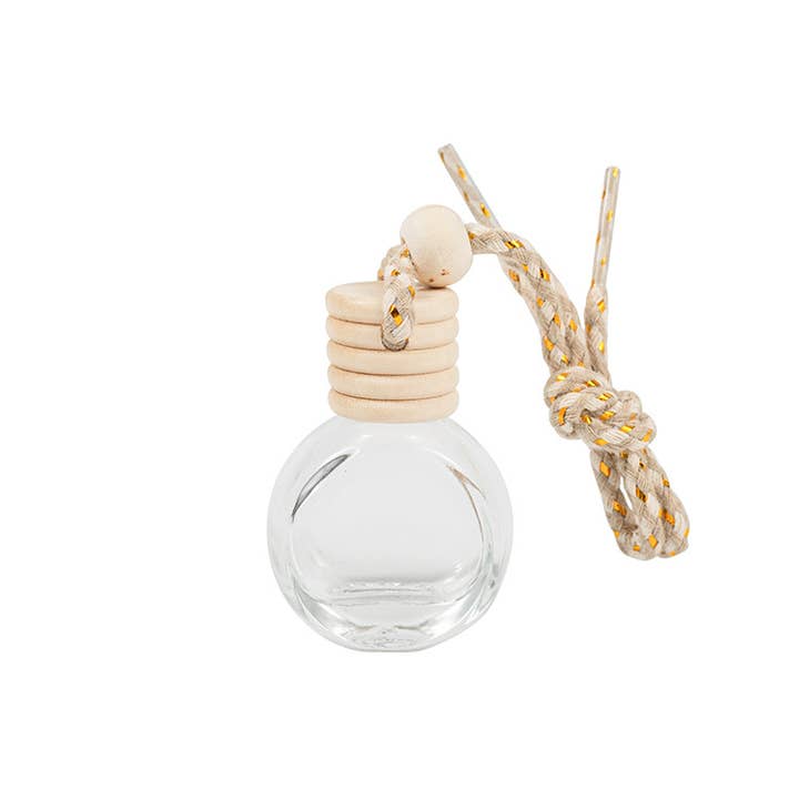 Candles Meta - Wholesale Car Freshener - Unisex - Flat Circular Shape Car Air Freshener Bottle Diffuser Empty