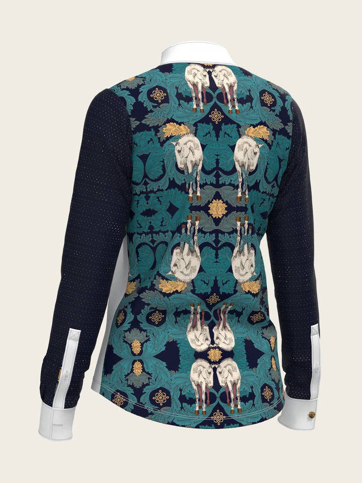 Espoir Equestrian - Wholesale T-shirt – women's - Valientos Long Sleeve Show Shirt0