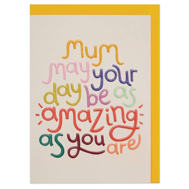 Mum may your day be amazing as you are (GDV31) for wholesale by Raspberry Blossom